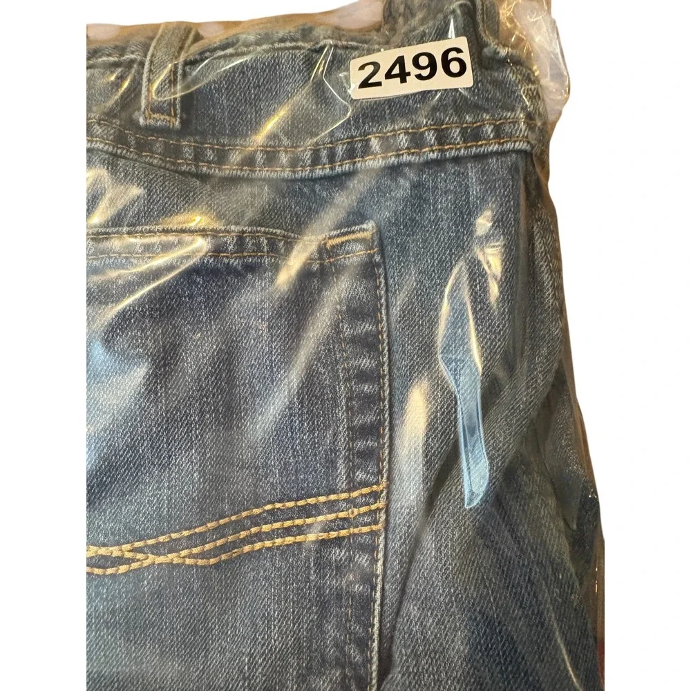 Ariat M4 Bootcut Jeans Men 38x33 Blue Denim Rodeo Denim Low Rise Med Wash Casual